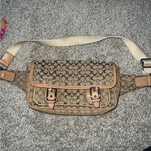 VINTAGE coach belt bag/fanny pack!!